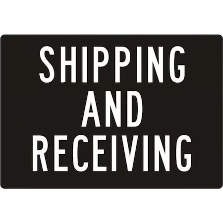 Accuform Safety Sign SHIPPING AND RECEIVING MVHR429XT MVHR429XT